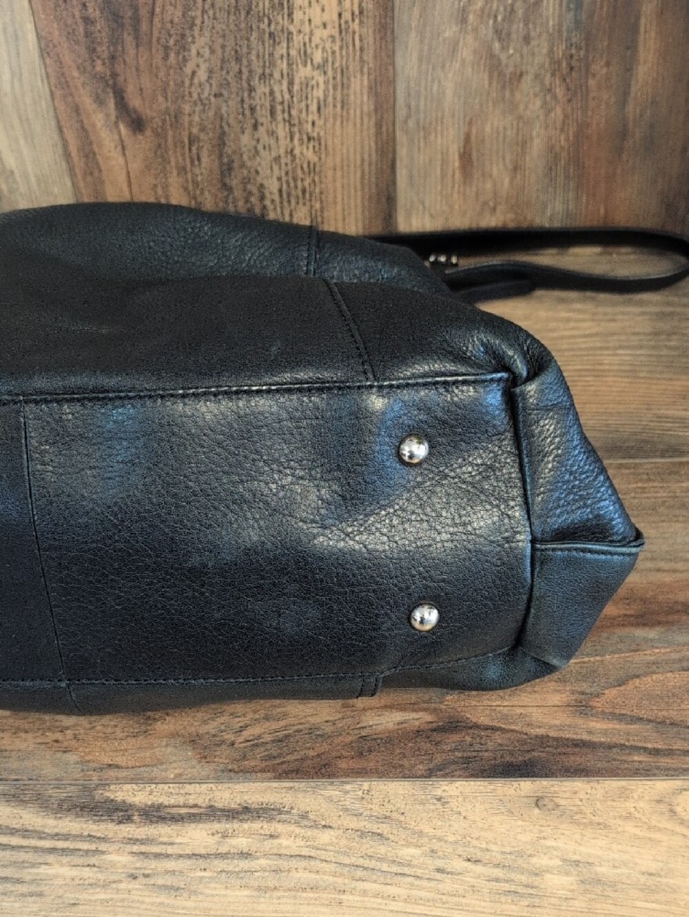 B Makowsky Textured Leather Satchel Handbag Crossbody Shoulder Bag Tote M470 - Picture 6 of 12